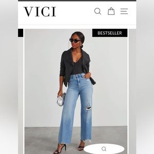 Faux leather moto jacket